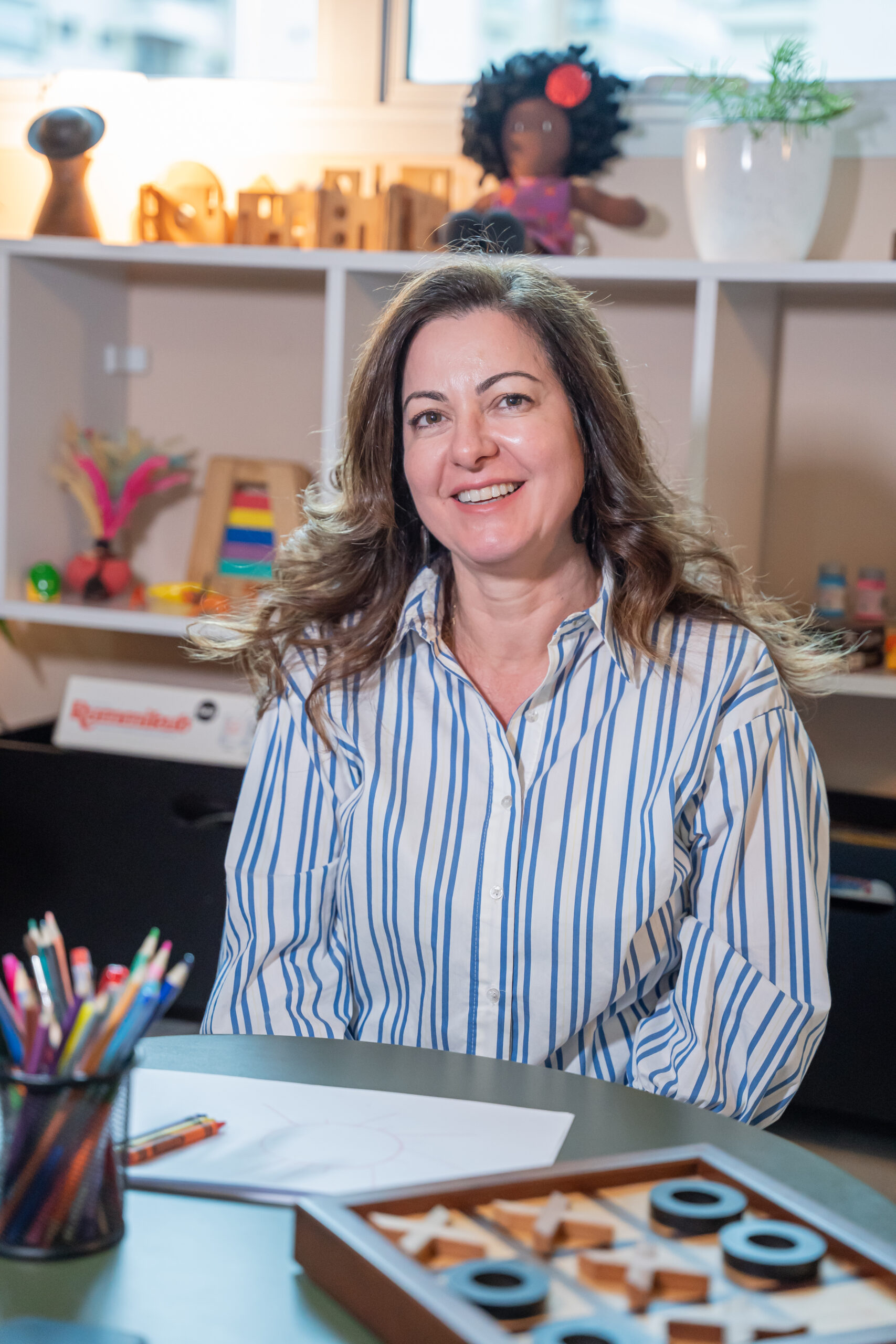 Patricia Michelazzi em seu consultório